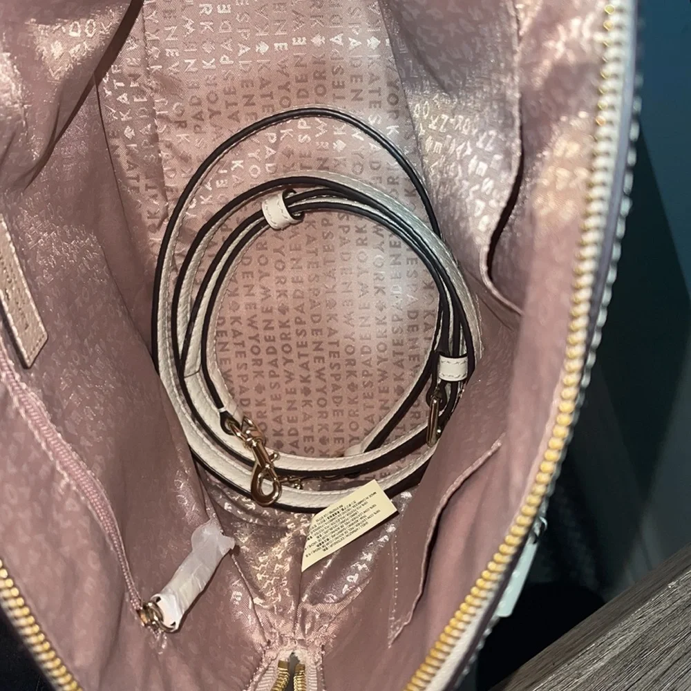 Kate Spade Cream and Tan Crossbody Bag - Picture 4 of 5